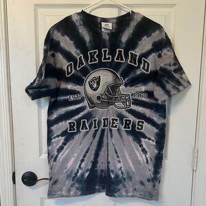 Oakland Raiders Tie-Dye Shirt